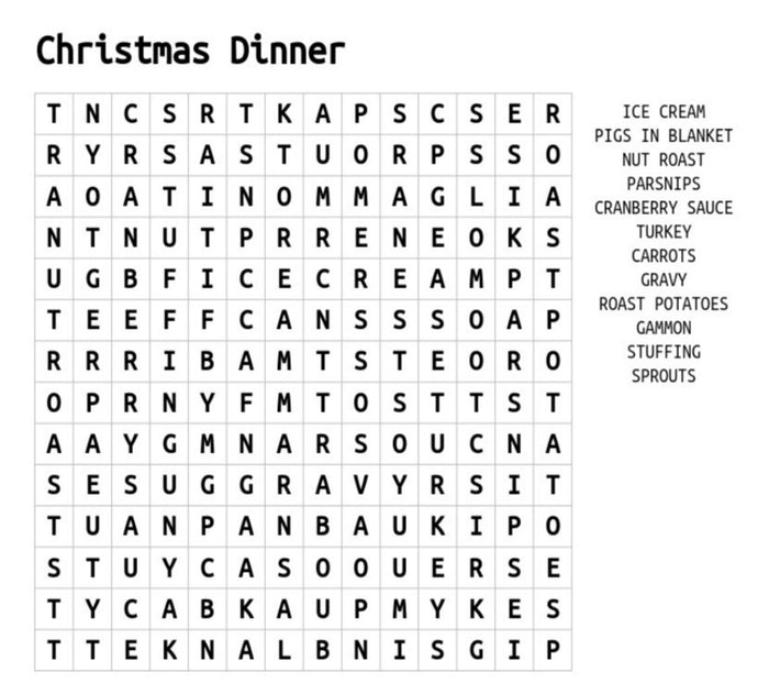 Christmas word searches (Free download)